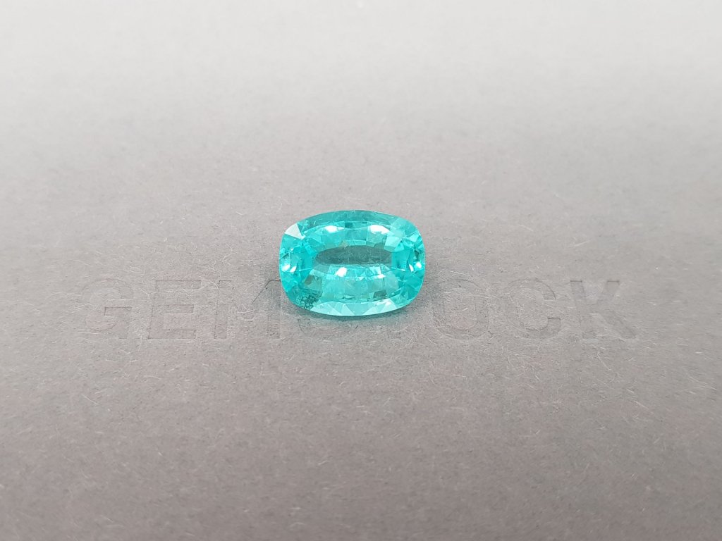 Top neon blue color tourmaline Paraiba 4.95 ct, Mozambique Image №2