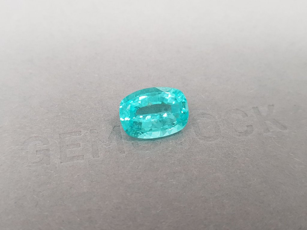 Top neon blue color tourmaline Paraiba 4.95 ct, Mozambique Image №3