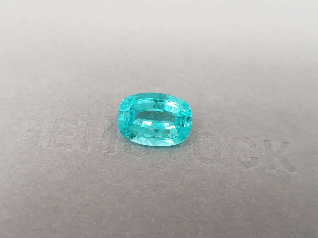 Top neon blue color tourmaline Paraiba 4.95 ct, Mozambique Image №4