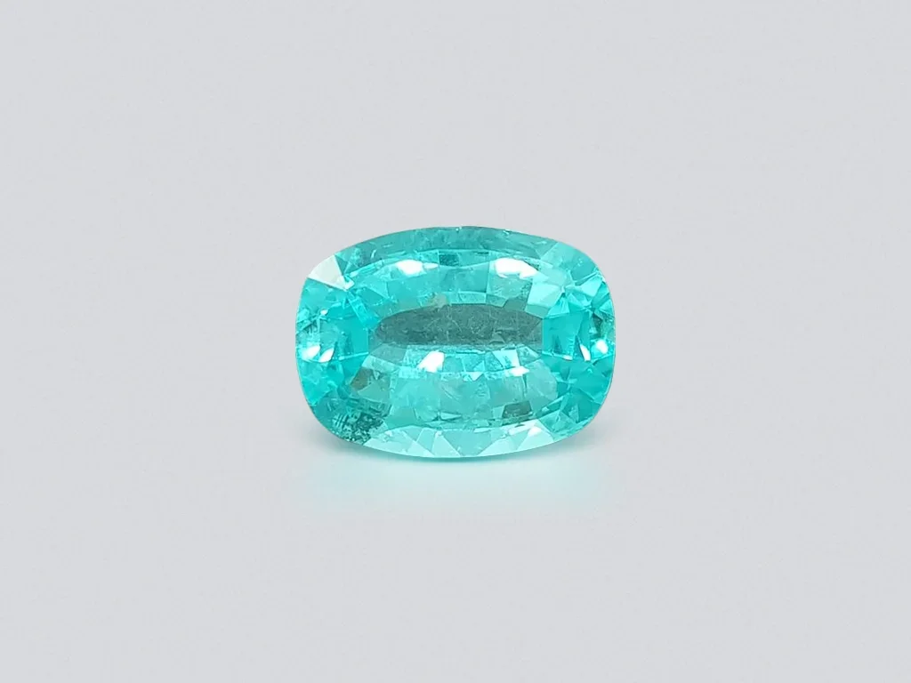 Top neon blue color tourmaline Paraiba 4.95 ct, Mozambique Image №1