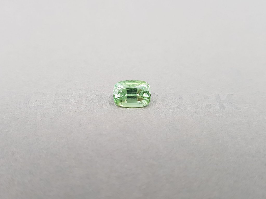 Mint green cushion cut tourmaline 1.79 carats, Nigeria Image №3