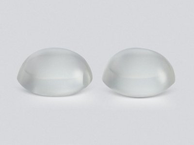 Pair of cabochon cut moonstones 5.84 carats, Burma photo