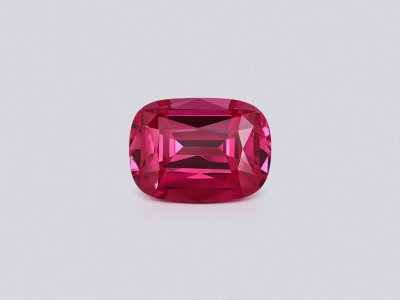 Vivid pink Mahenge spinel in cushion cut 4.04 carats, Tanzania  photo