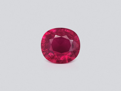 Rubellite tourmaline cushion cut 5.09 carats, Africa photo