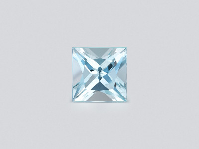 Aquamarine princess cut 3.53 carats, Madagascar  photo