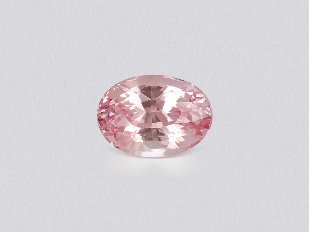 Unheated sapphire Padparadscha 2.18 carats oval cut, Sri Lanka  Image №1