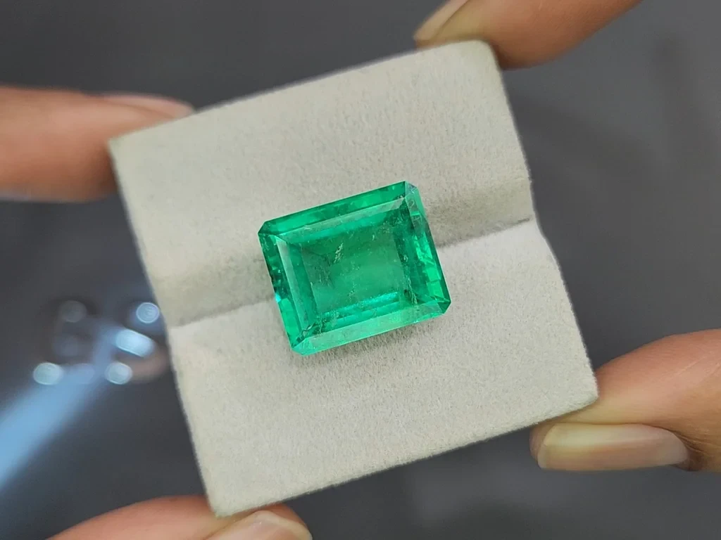 Emerald octagon cut 15.52 carats, Colombia Image №4