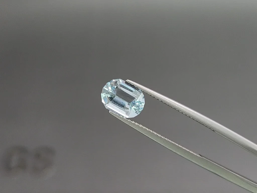 Aquamarine cushion cut 1.70 carats, Madagascar  Image №3