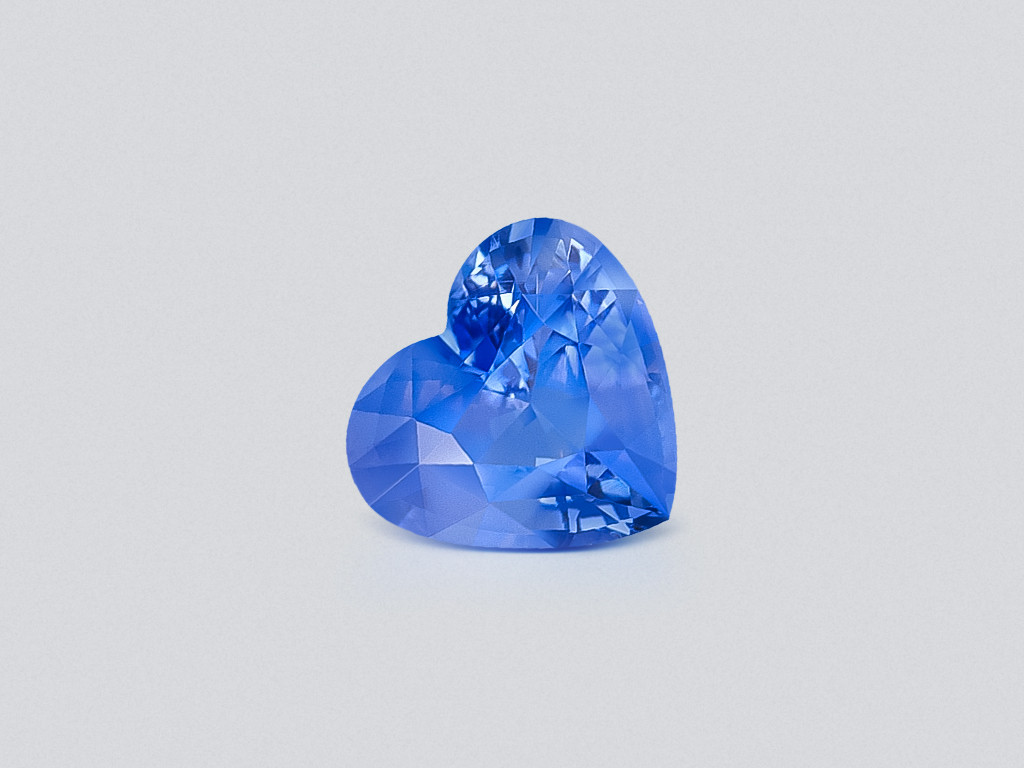 Blue sapphire heart shaped  2.01carats , Sri Lanka Image №1
