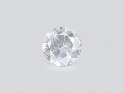 White sapphire round cut 3.85 carats , Sri Lanka photo
