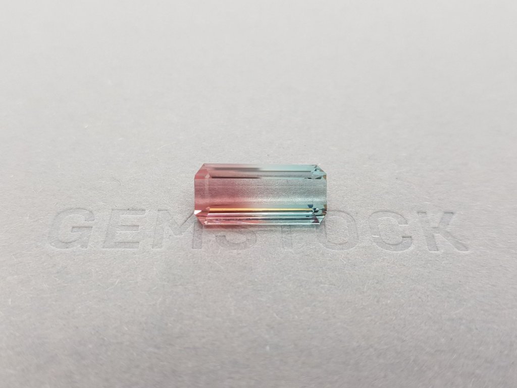 Octagon cut polychrome tourmaline 5.84 ct Image №1