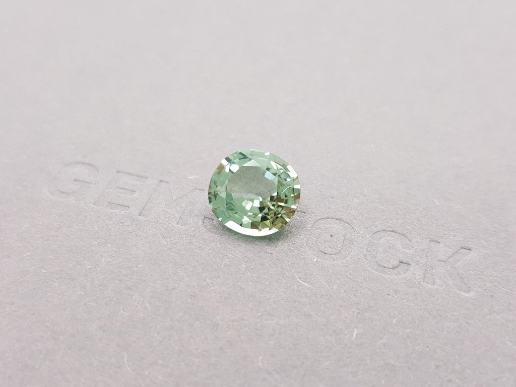 Cushion cut light green tourmaline 3.56 ct Image №3