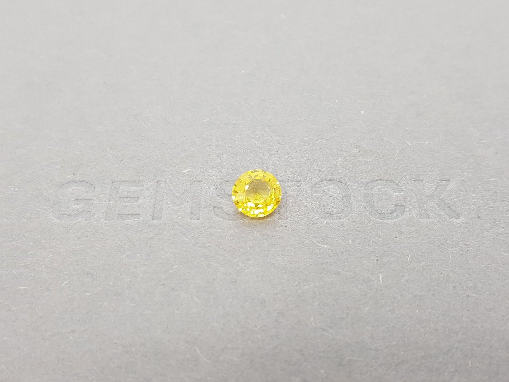 Round yellow sapphire 1.05 ct Image №1