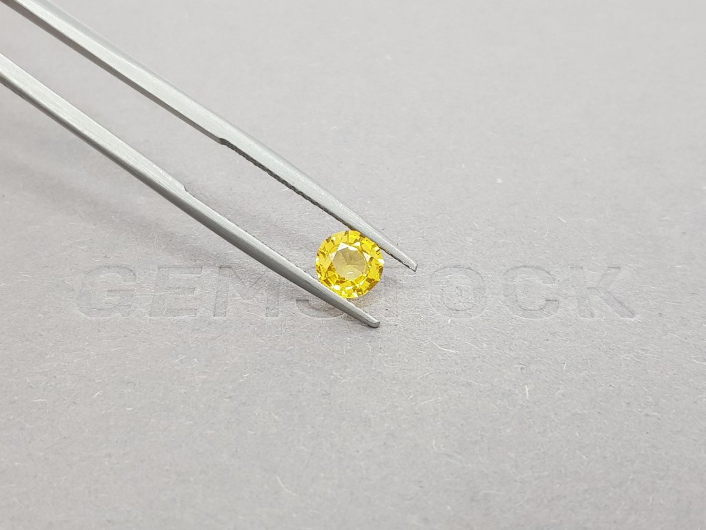Round yellow sapphire 1.05 ct Image №4