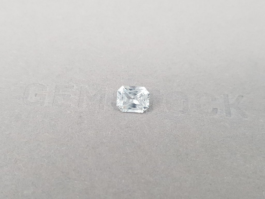 White sapphire 1.34 ct in radiant cut, Sri Lanka Image №3