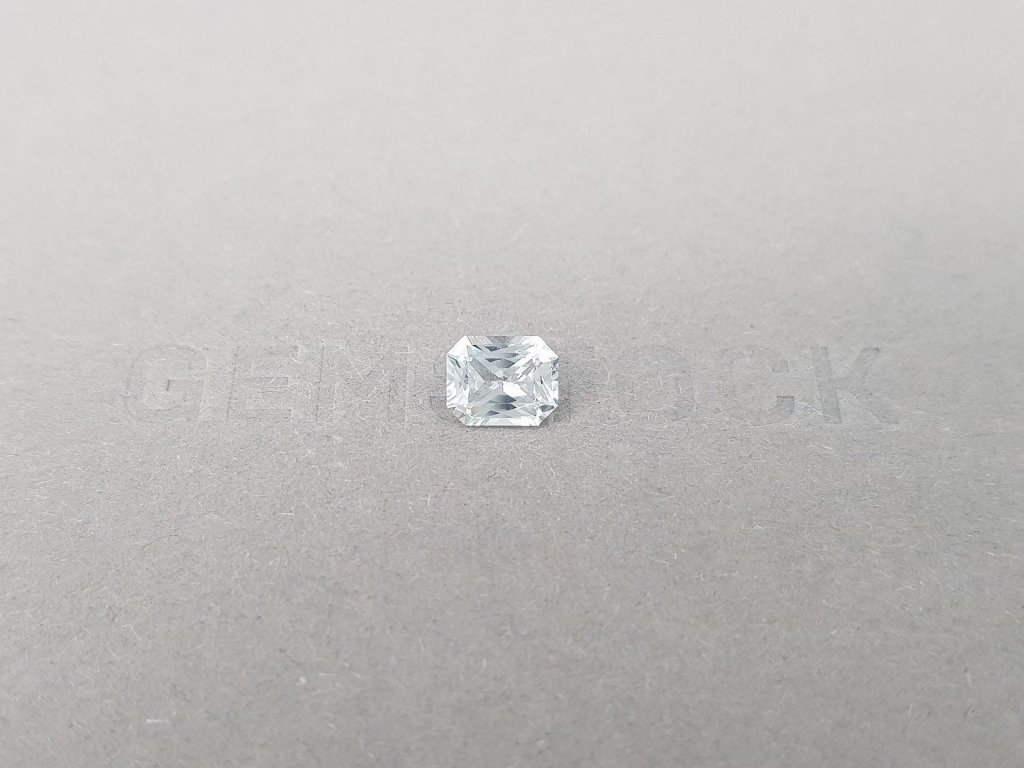 White sapphire 1.34 ct in radiant cut, Sri Lanka Image №1