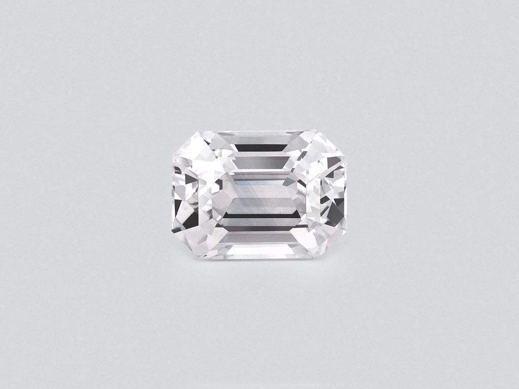 White sapphire in octagon cut 3.43 carats, Sri Lanka Image №1