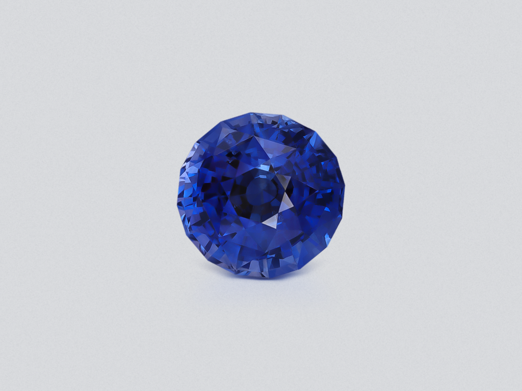 Blue sapphire Cornflower Blue round cut 4.14 carats, Sri Lanka Image №1