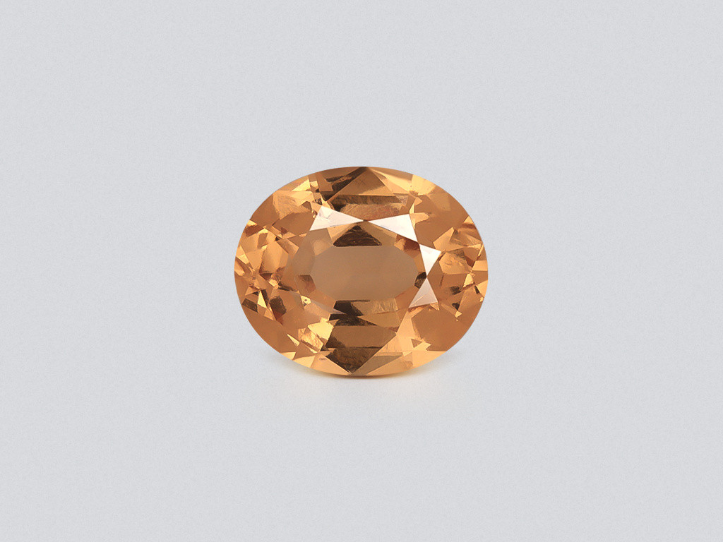 Hessonite garnet oval cut, 3.26 carats, Africa Image №1