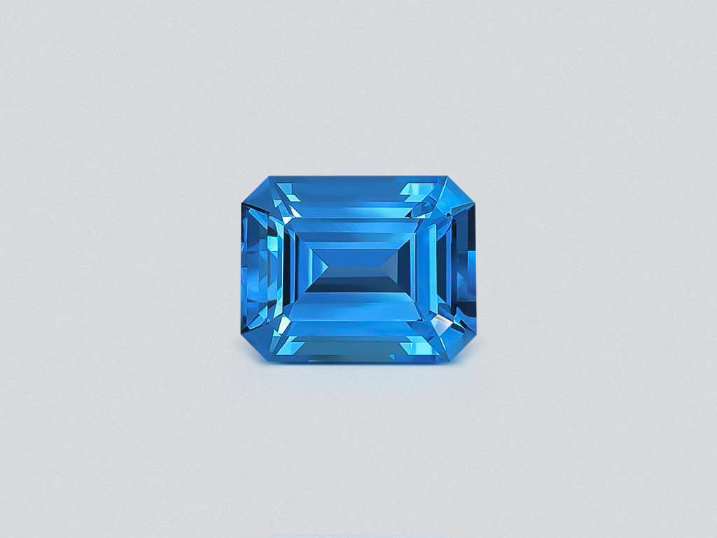 Large topaz Swiss Blue octagon cut 27.20 carats, Brazil Image №1