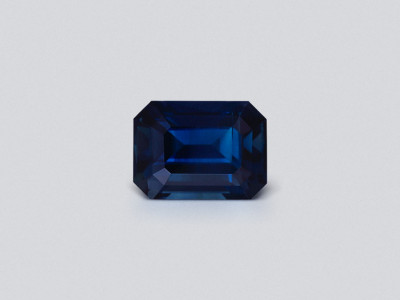 Unheated sapphire Teal octagon cut 3.04 carats, Africa photo