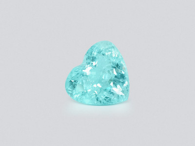 Neon Paraiba tourmaline heart shape 3.05 carats, Mozambique photo