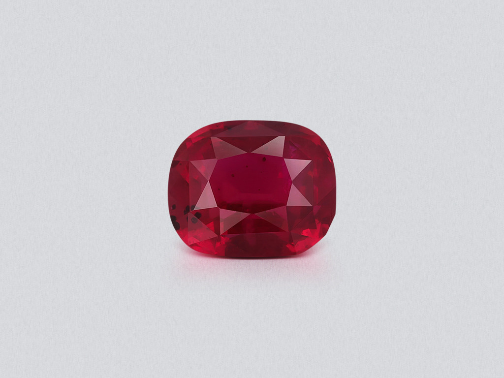 Unheated ruby Pigeon blood cushion cut 1.59 carats, Mozambique Image №1